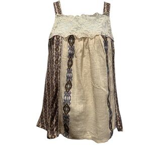 Self Esteem top in a boho look.  Size small